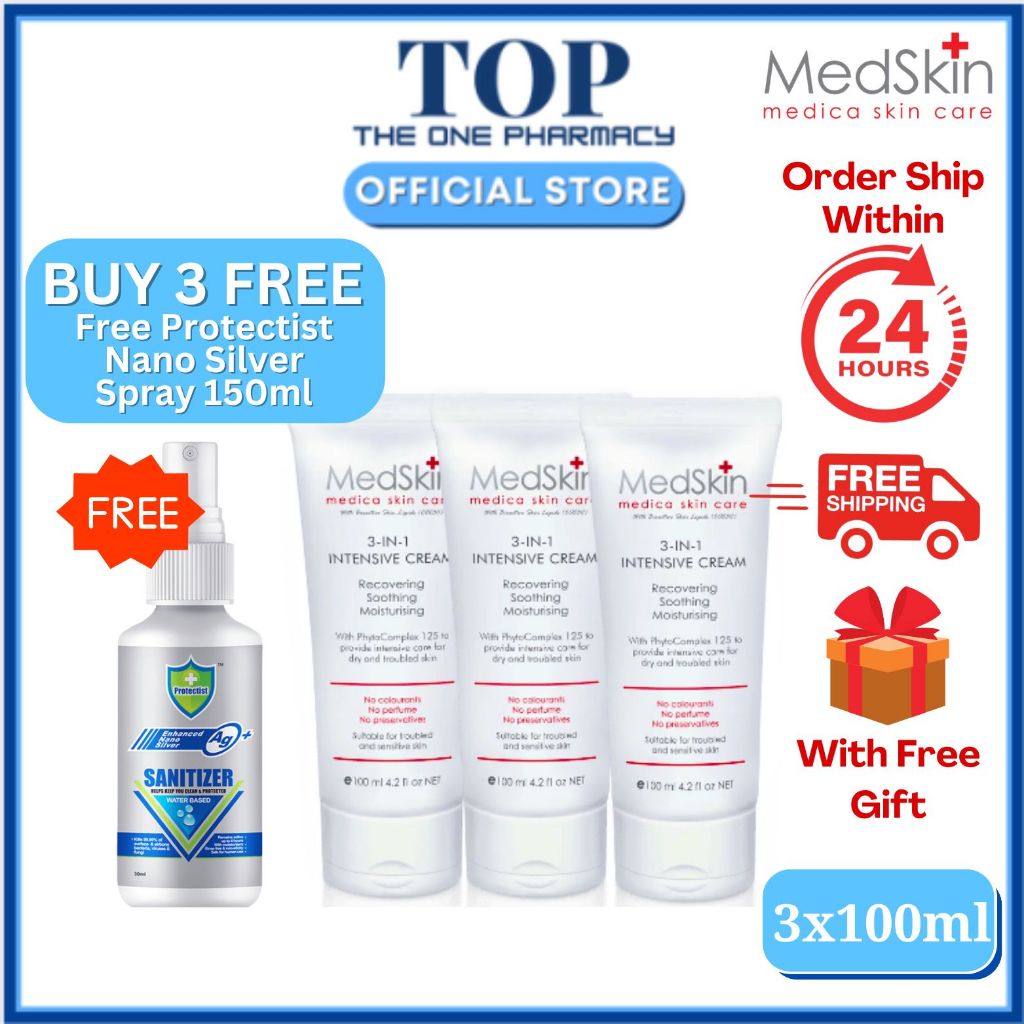 Medskin 3in1 Intensive Cream 100ml/ 3x100ml Shopee Malaysia