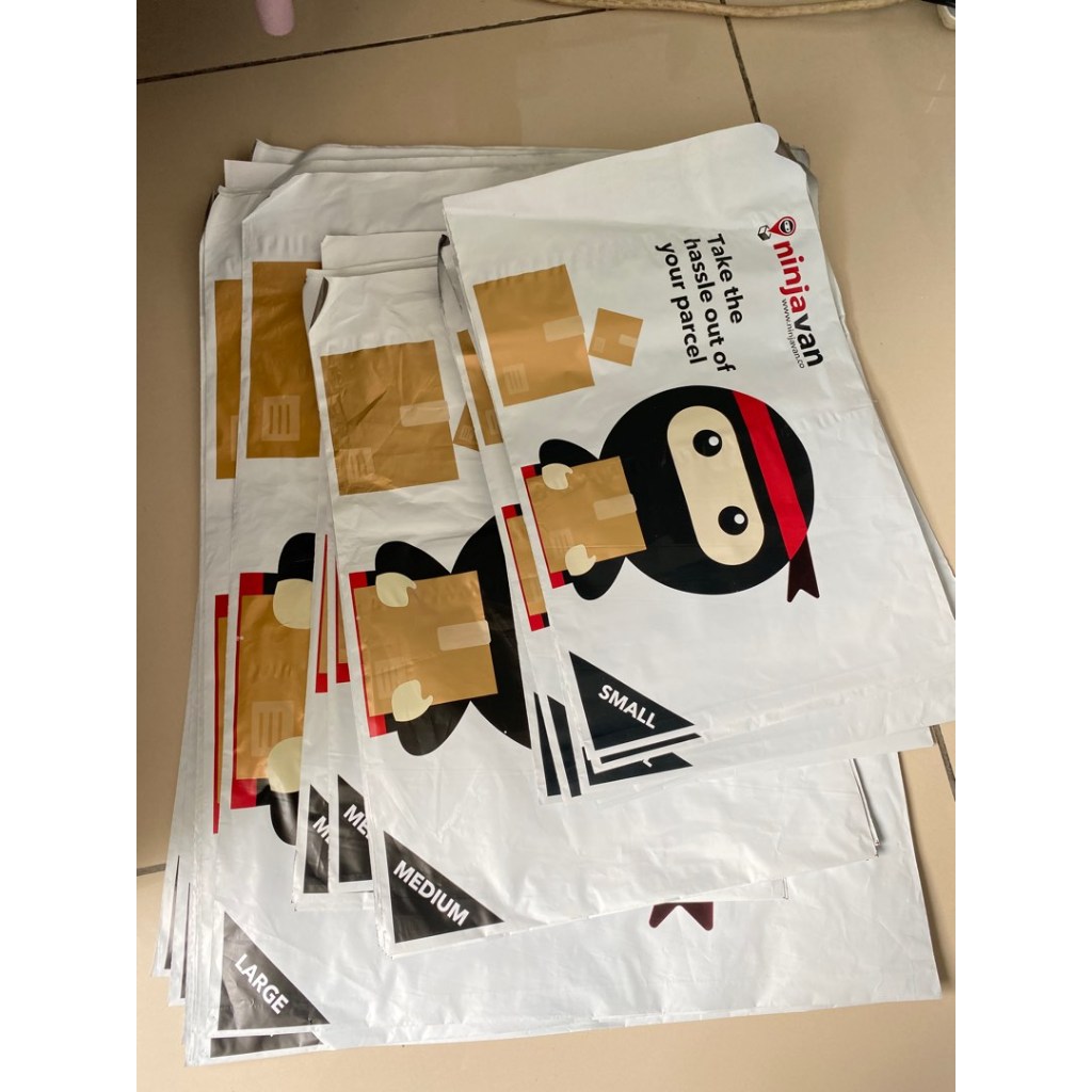 Courier Bag Parcel Plastic Plastik Flyer Courier Pocket Shipping ...