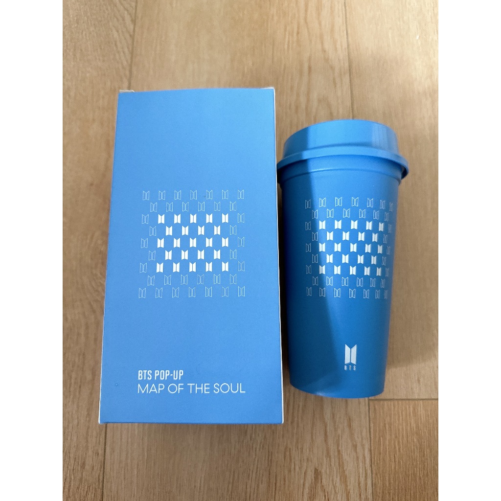 BTS Pop-Up : Map of the Soul Reusable Tumbler (BLUE) | Shopee Malaysia