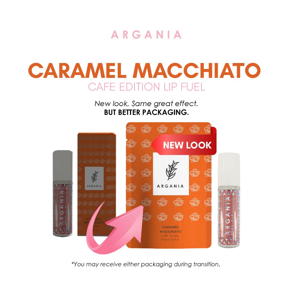 Argania Lip Oil Lip Fuel 10ml MirrorShine Treatment with Jojoba Oil