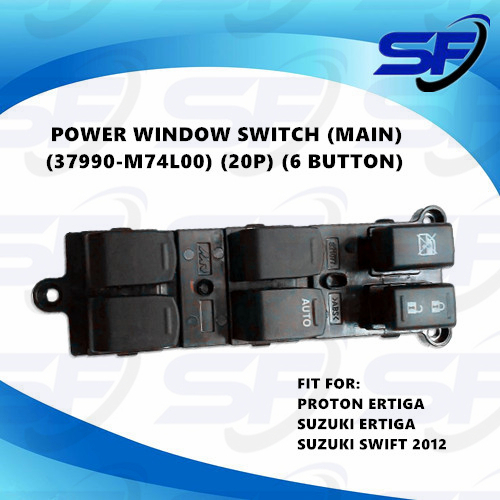 PROTON ERTIGA SUZUKI ERTIGA SUZUKI SWIFT 2012 YEAR POWER WINDOW SWITCH