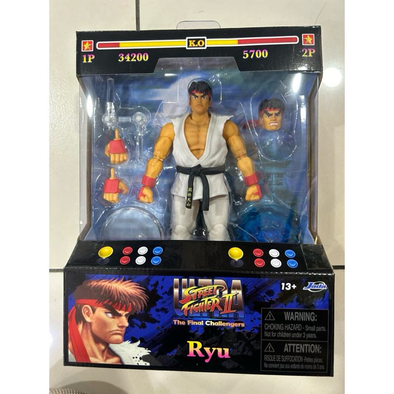 JADA TOYS Street Fighter II Ryu 6" Figure