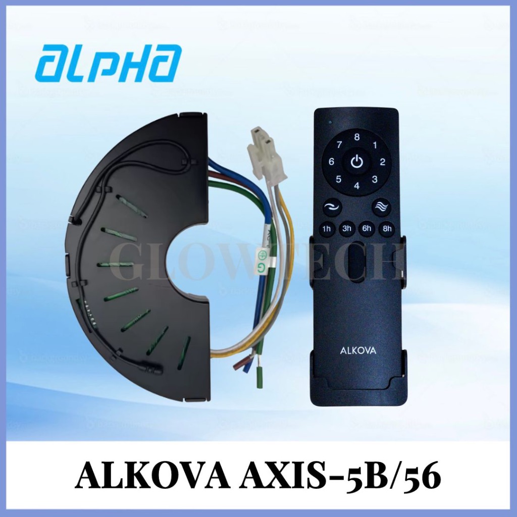 [ORIGINAL] ALPHA ALKOVA Ceiling Fan PCB/REMOTE CONTROL AXIS 5B/56 ...