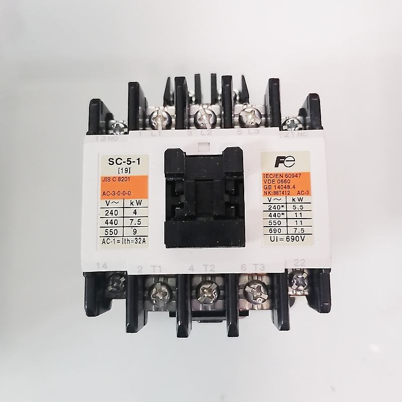 FUJI SC-5-1 3P CONTACTOR 240V 7.5KW 10HP 22A | Shopee Malaysia