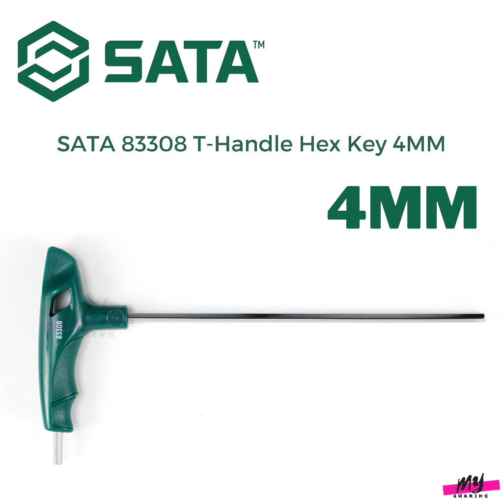 SATA 83308 T-Handle Hex Key 4MM | Shopee Malaysia