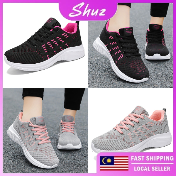 Kasut Sukan Wanita Women Running Shoes Breathable Light Weight Comfortable Sneaker Shoes Shopee Malaysia