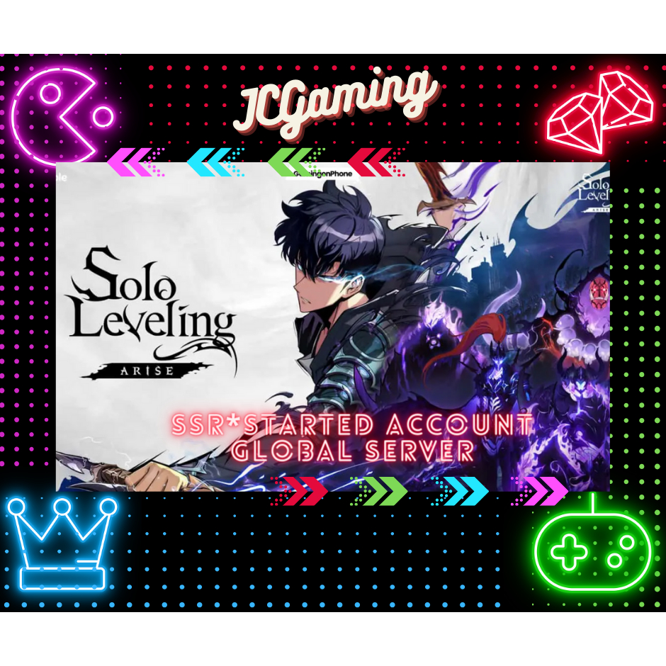 Solo Leveling:Arise 我獨自升級 Started account⭐️Global Server⭐️Oneiric  collect|Anime Culture|Games Merchandise|Gacha Sets | Shopee Malaysia