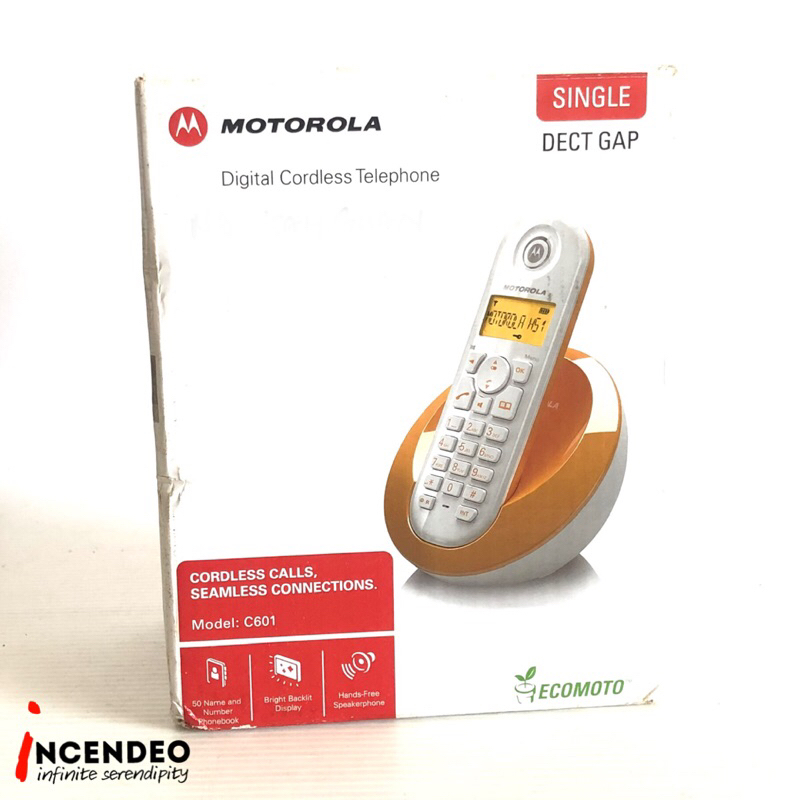 Motorola Digital Cordless Telephone C601 (Pink) Shopee Malaysia