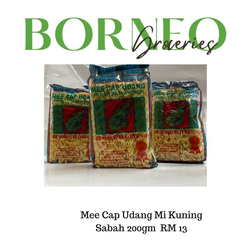 MEE KUNING SaBAH RM 13 FOR 3 PACK MEE CAP UDANG (Keriting) 200gm Ready ...