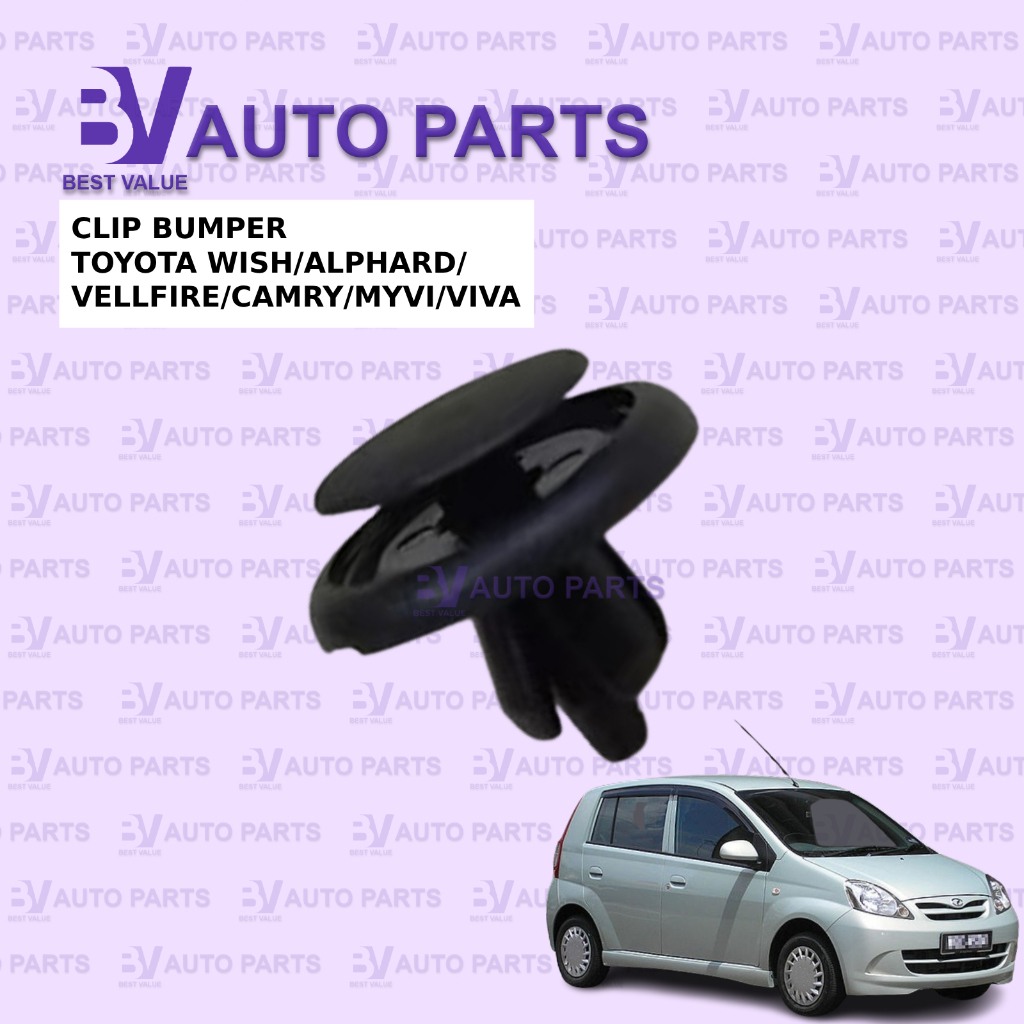 CILP BUMPER Bumper Fender Under Shield Clips/Bumpe Clips TOYOTA WISH