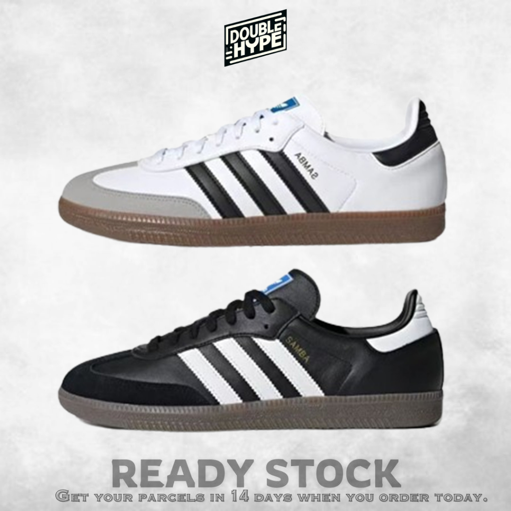 adidas Samba OG Cloud White Core Black B75806 Black White Gum B75807 ...