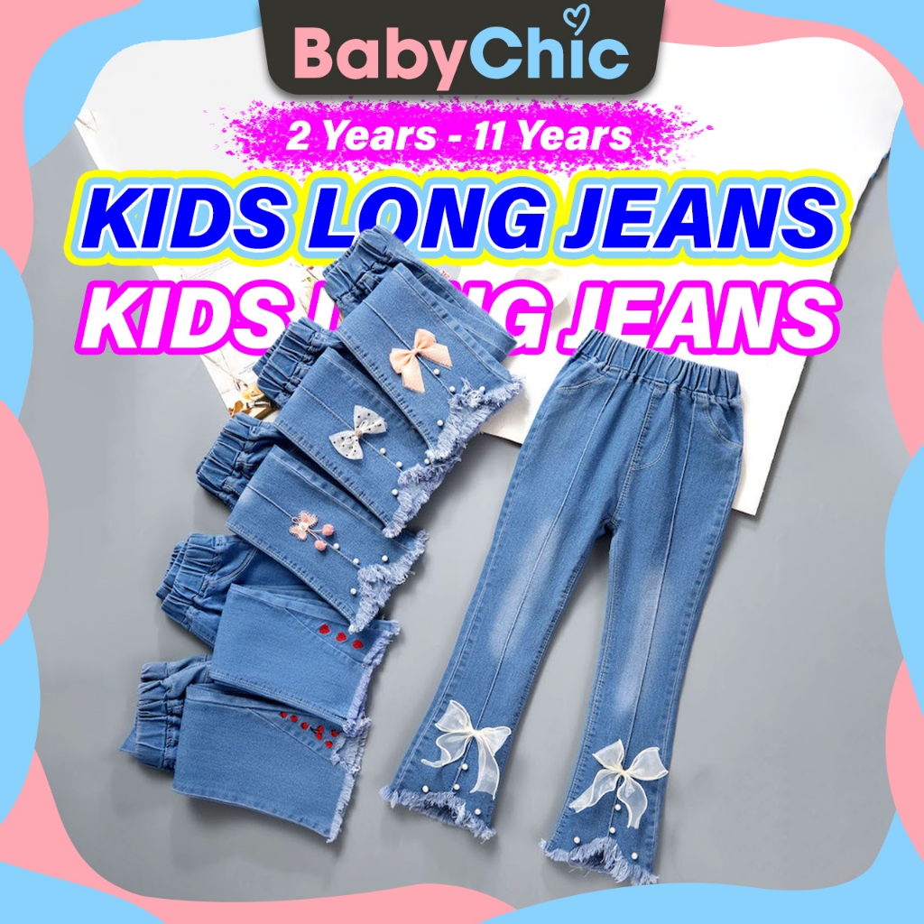 BABYCHIC Seluar Jeans Budak Perempuan Jeans Kids Girl Kids Jeans Seluar ...