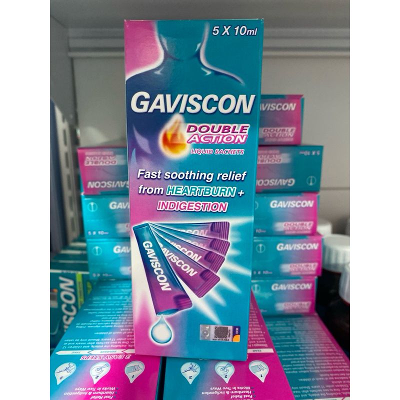gaviscon double action (5x10ml) | Shopee Malaysia