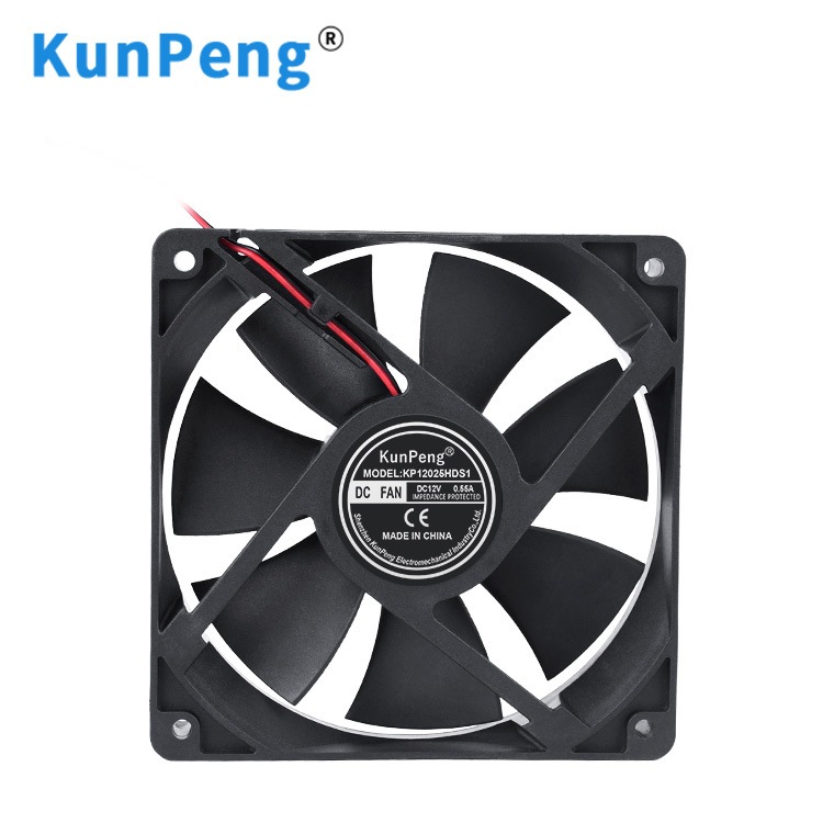 12cm 12025 Fan 12V 120x120x25mm PC Fan DC Brushless Cooling Fan ...
