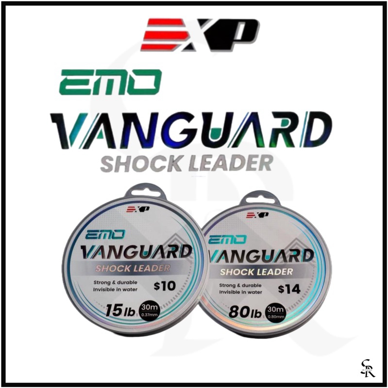 EXP EMO VANGUARD Shock Leader Camo-Pink Tali Leader Line Tali Perambut ...