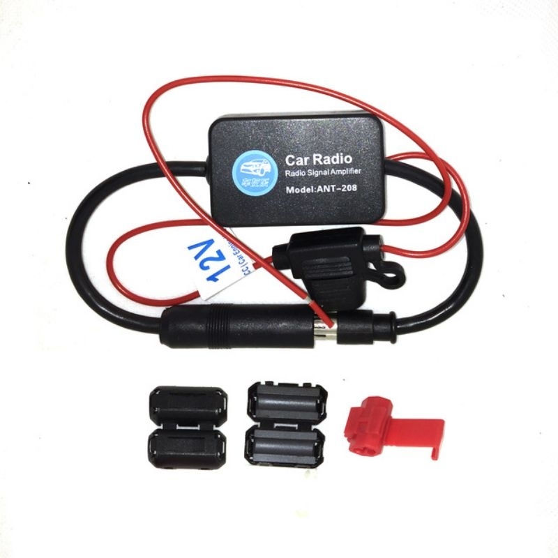Car Antenna Radio Signal Amplifier Booster (Free shipping) | Shopee ...