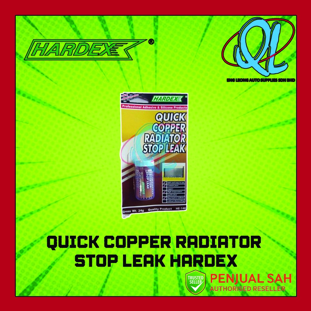QUICK COPPER RADIATOR STOP LEAK HARDEX | Shopee Malaysia