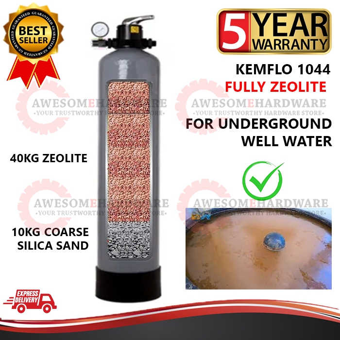 (UNDERGROUND WATER) 1044 FULL ZEOLITE WATER FILTER FOR COLOUR AND BAD ...