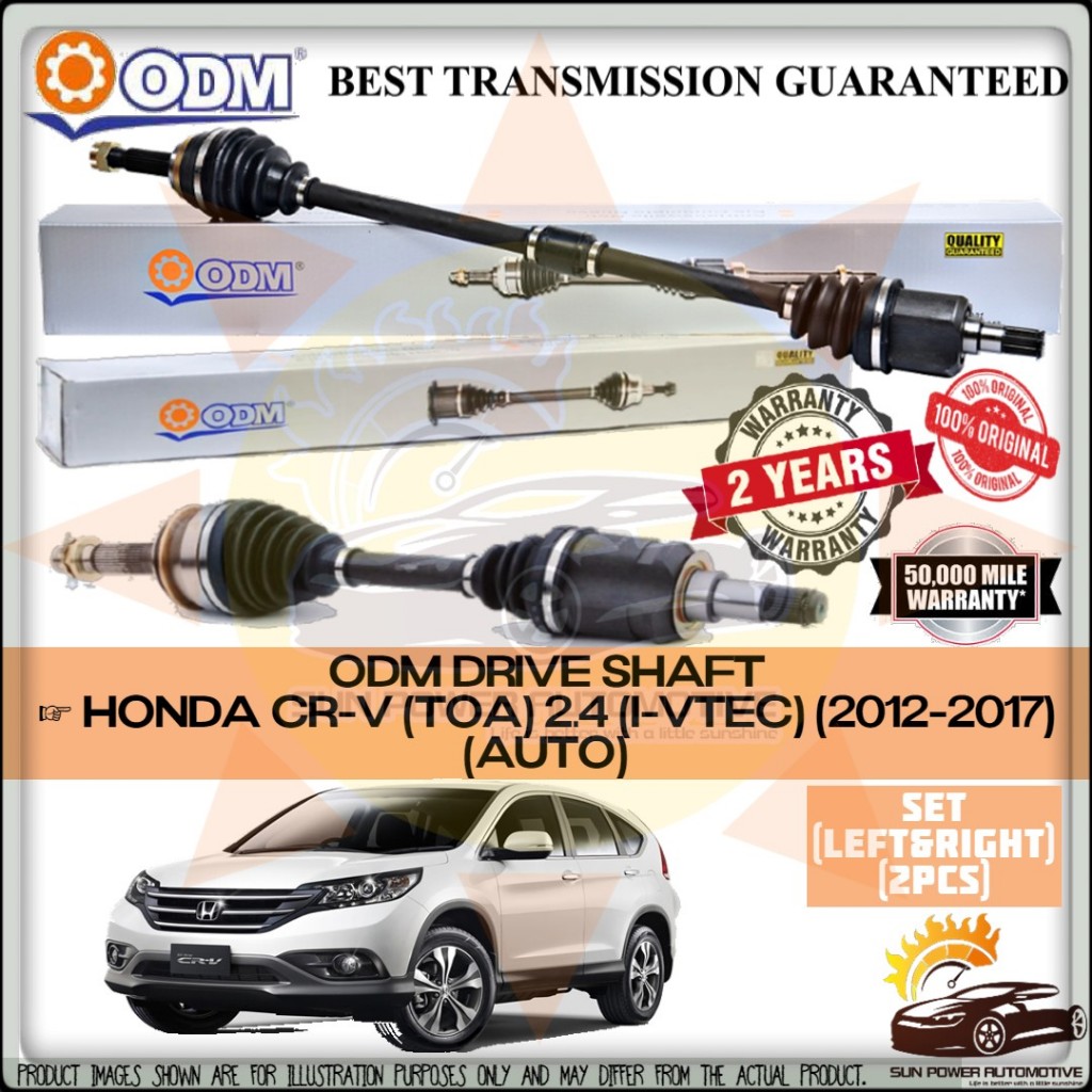 Honda CR-V CRV TOA 2.4 (I-VTEC) (2012-2017) ( AUTO ) 100% ORIGINAL ODM ...