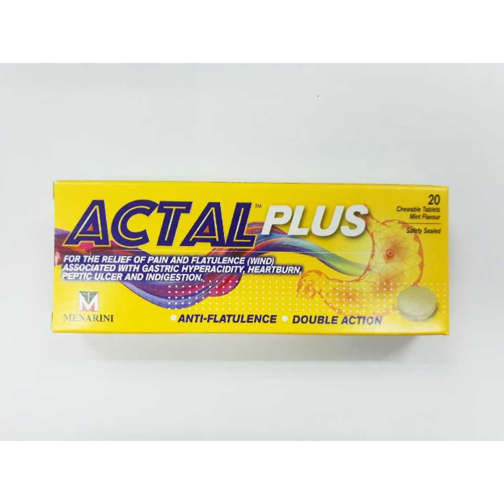 Actal Plus Tablets 20s Shopee Malaysia