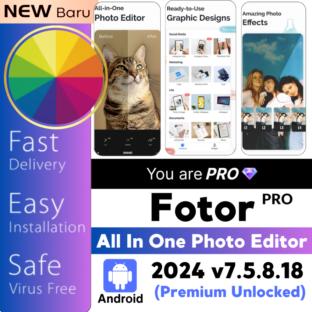 Fotor Photo Editor Pro v7.5.8.18 [Premium Features Unlocked] All In one ...