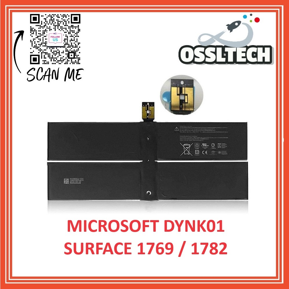 Microsoft Surface Laptop 2 1769 / 1782 / DYNK01 G3HTA036H Tablet 4-Cell ...