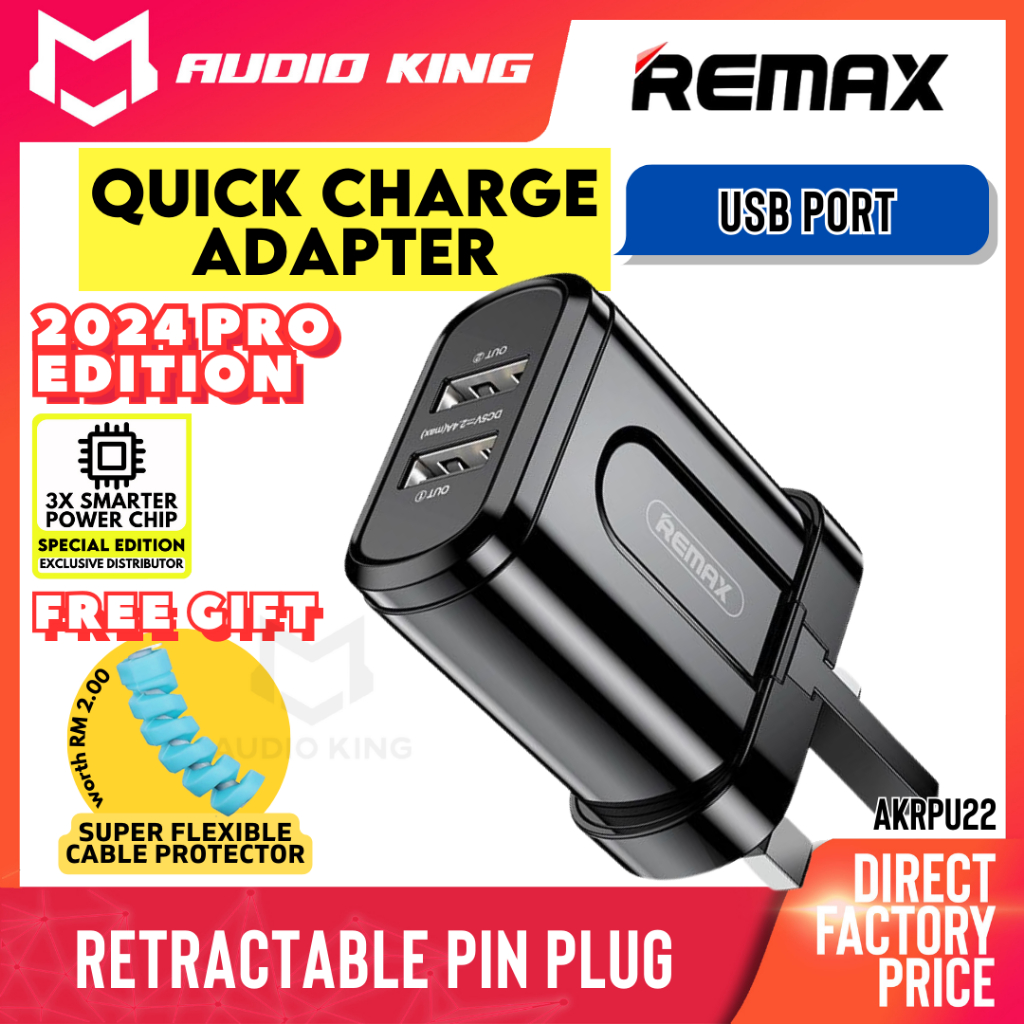 REMAX Charger Quick Charging Adapter USB PD Carger Android Kepala ...