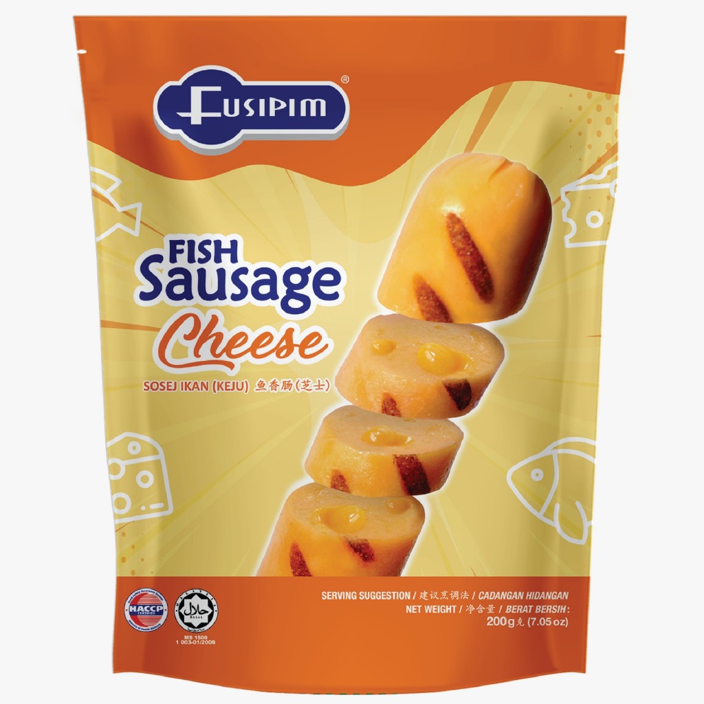 FUSIPIM Fish Sausage Cheese (Sosej Ikan Keju) | Shopee Malaysia