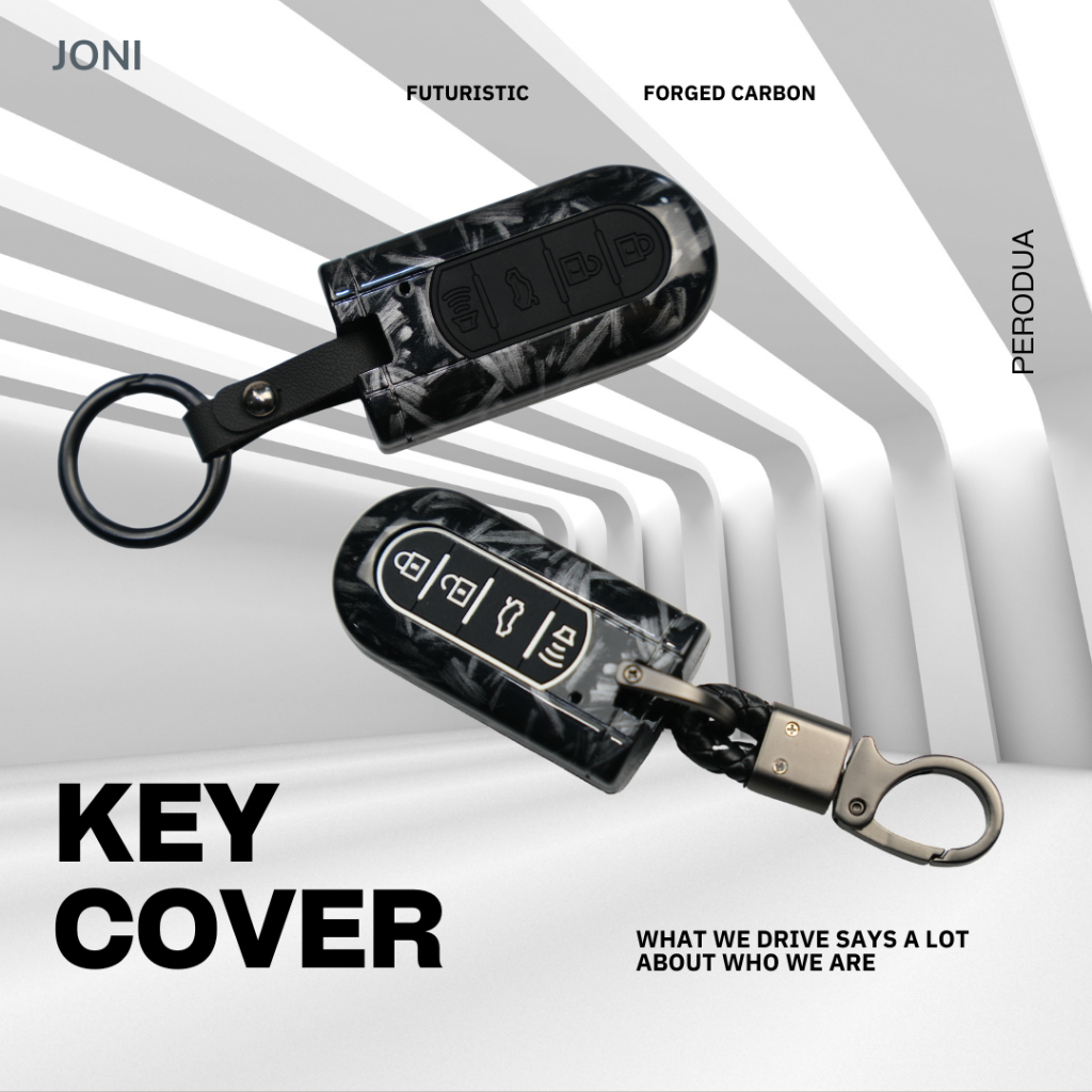 PERODUA AXIA ARUZ BEZZA MYVI ALZA ATIVA forged carbon Keyless Remote ...