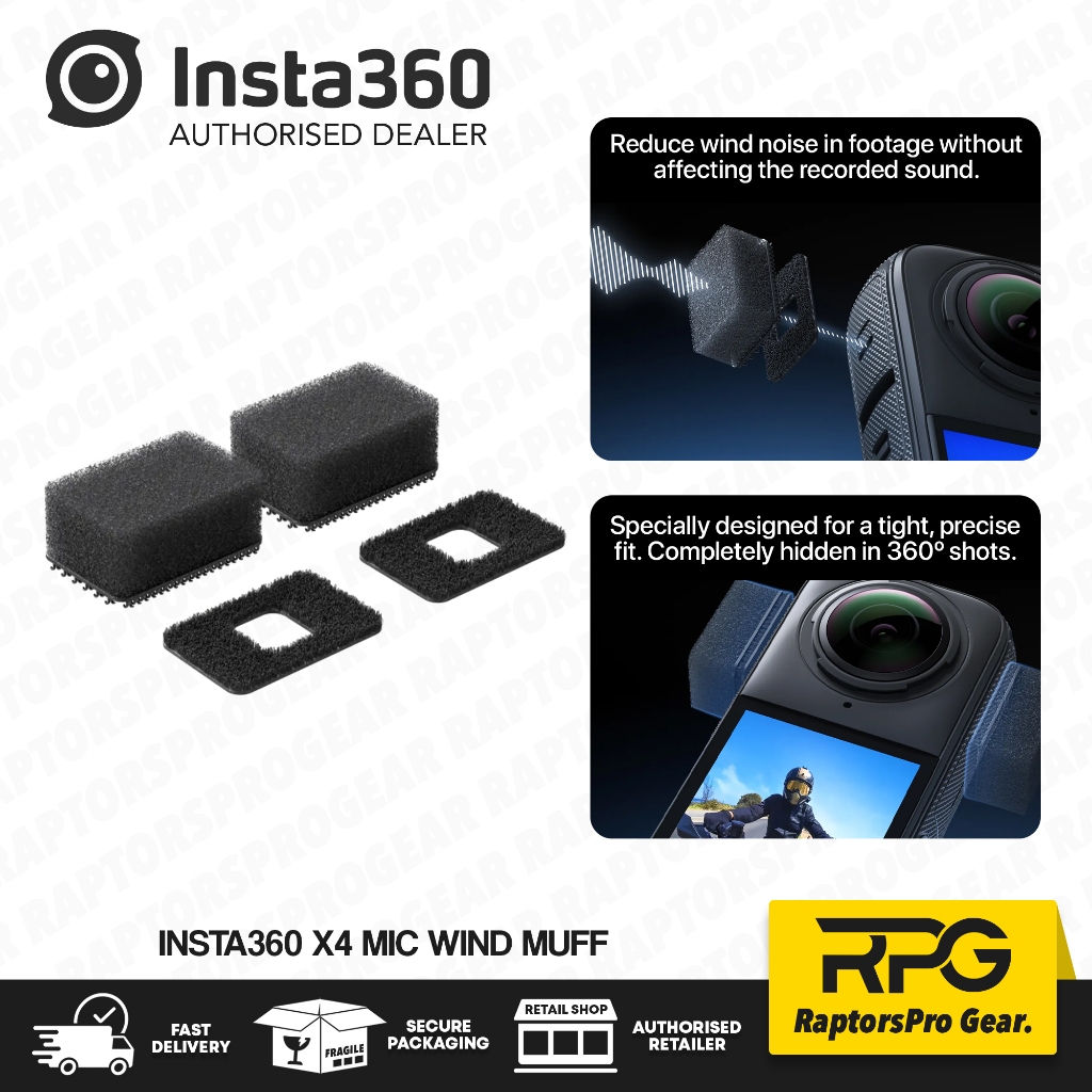 Insta360 X4 Mic Wind Muff | Shopee Malaysia