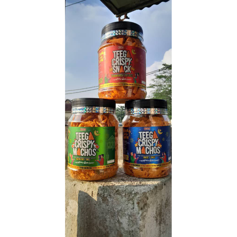 TEEGA CRISPY MACHOS CHEESE, CRISPY SNACK CHEESE & CRISPY MACHOS SALTED ...