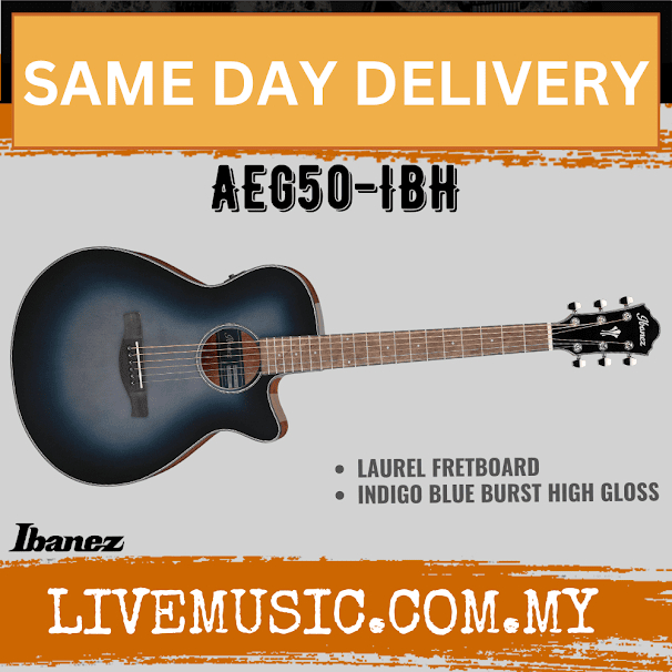 Ibanez Aeg50 Aeg Series Grand Concert Acoustic Electric Guitar Aeg50 Shopee Malaysia