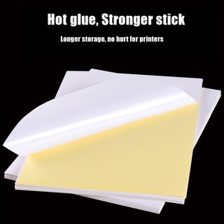 Printable Sticker Paper A4 SIZE matte/glossy/kraft for laser/Inkjet ...
