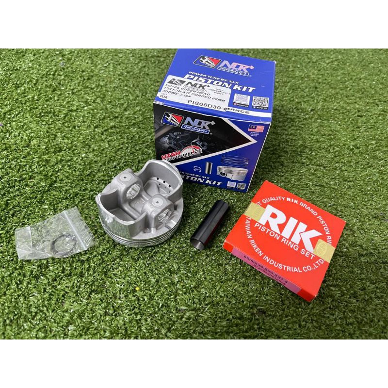 Y15 LC135 SUPERHEAD PISTON SET DOME 3.0 WITH PISTON PIN DLC