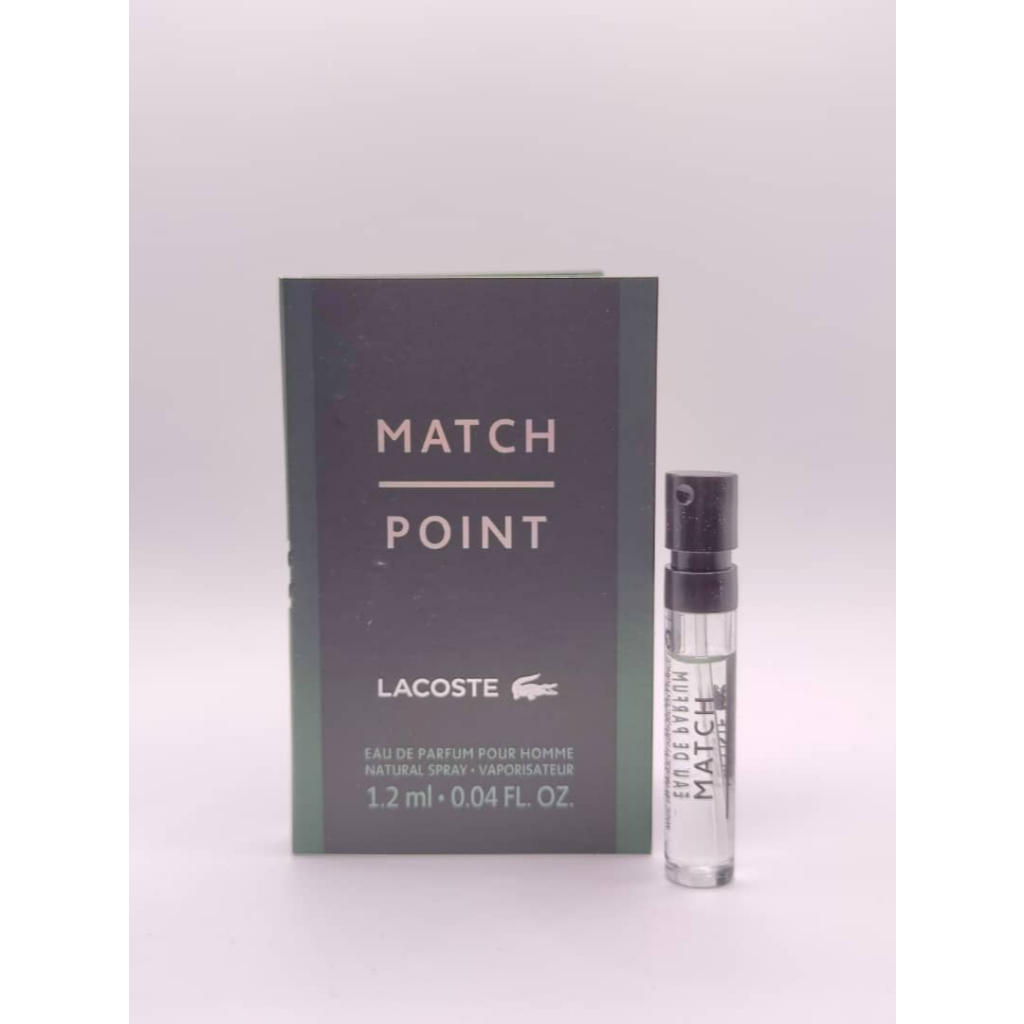 Vial Perfume Lacoste Match Point EDP Pour Homme 1.2ml For Men / Minyak ...