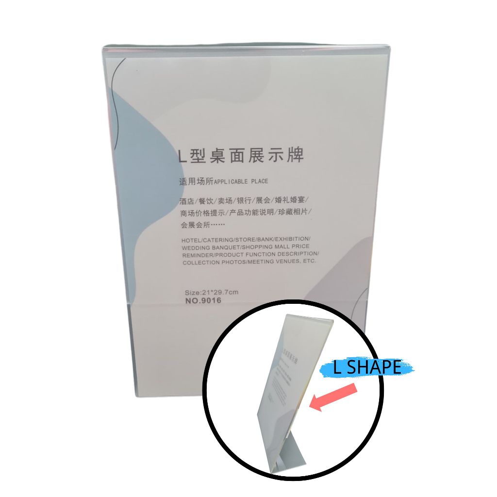 Acrylic T-Shape Card Display Stand I T Shape Card Display Holder ...