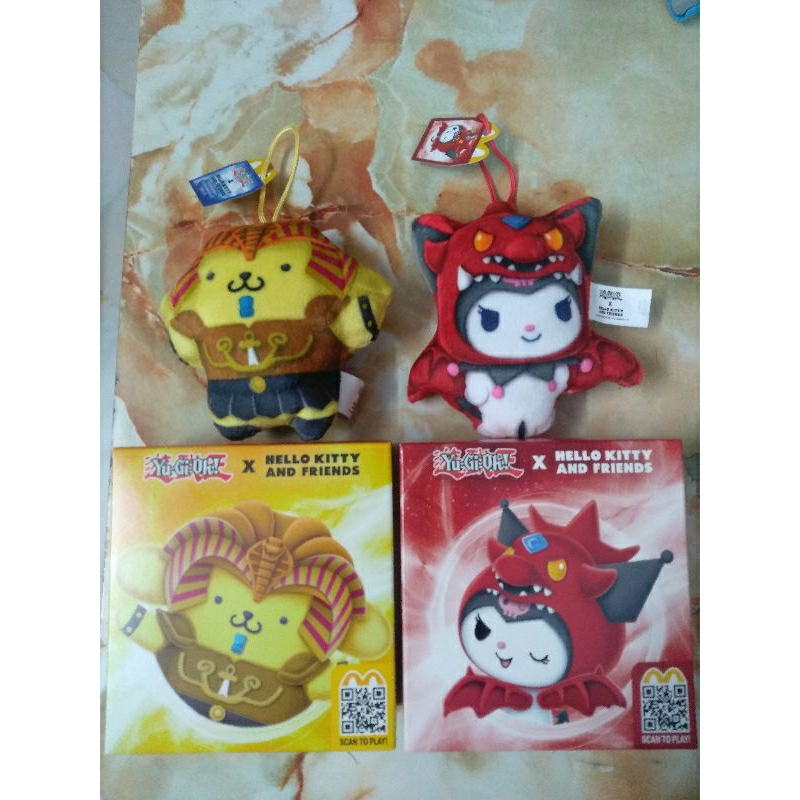 McDonald Hello Kitty X YuGiOh Slifer Sky Dragon and Exodia | Shopee ...