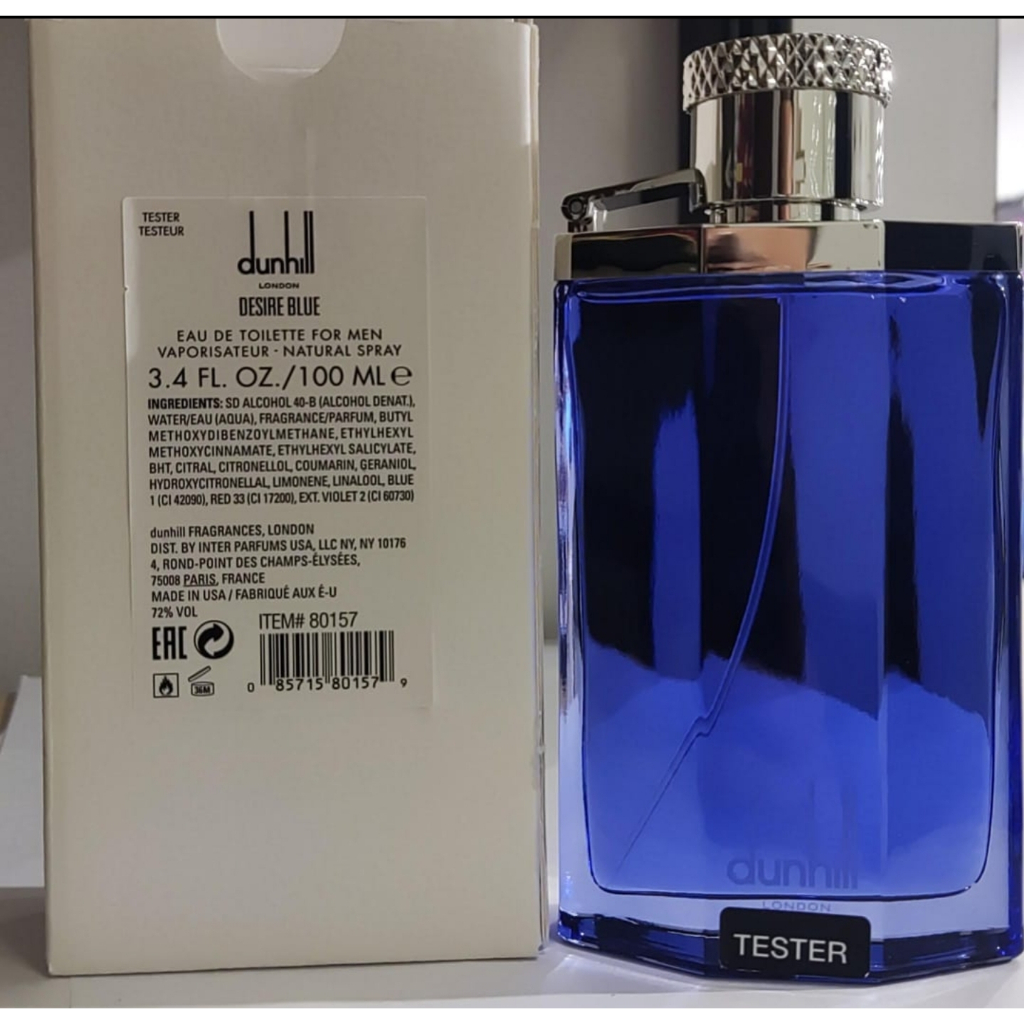 ORIGINAL Dunhill Desire Blue EDT 100ML TESTER Perfume | Shopee Malaysia