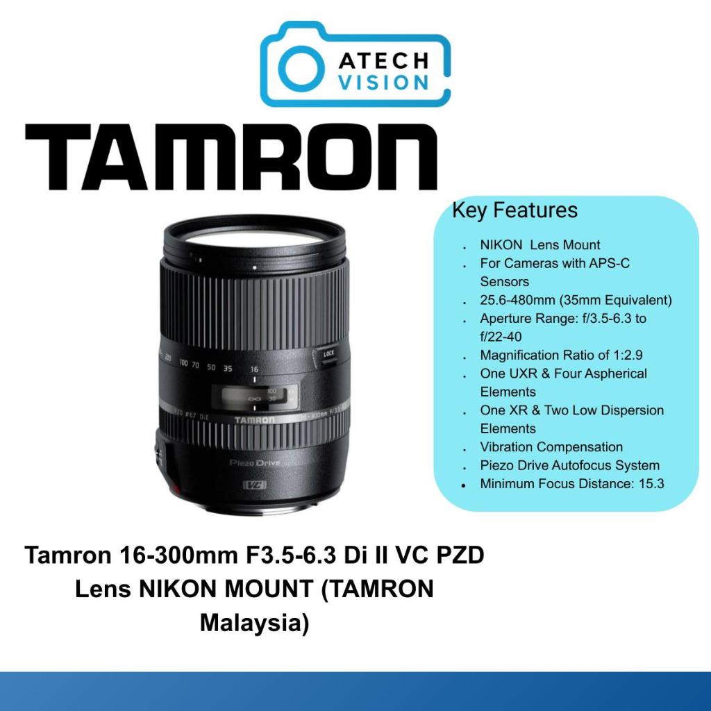 動作品 TAMRON 16-300mm F3.5-5.6 PZD DiⅡ タムロン16-300mmF3.5-6.3