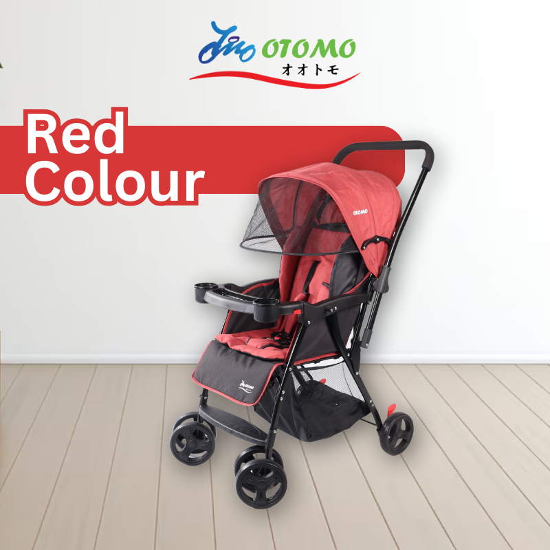 Otomo 2 Way Advance Baby Stroller Travel Cabin Compact Foldable Light Weight Newborn Trolley Bayi Shopee Malaysia