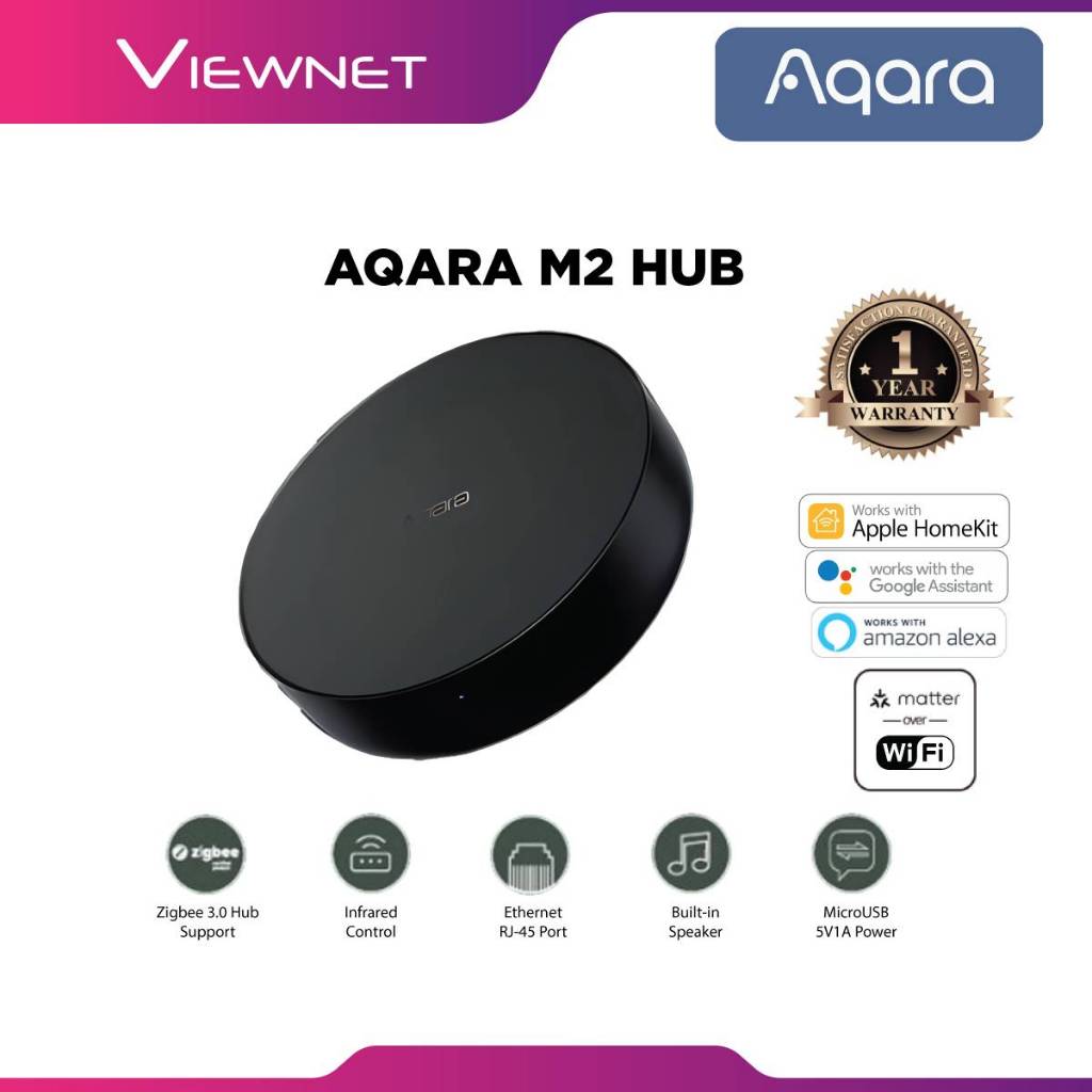 Aqara Smart Hub M2, Smart Home Bridge for Alarm System | Shopee Malaysia