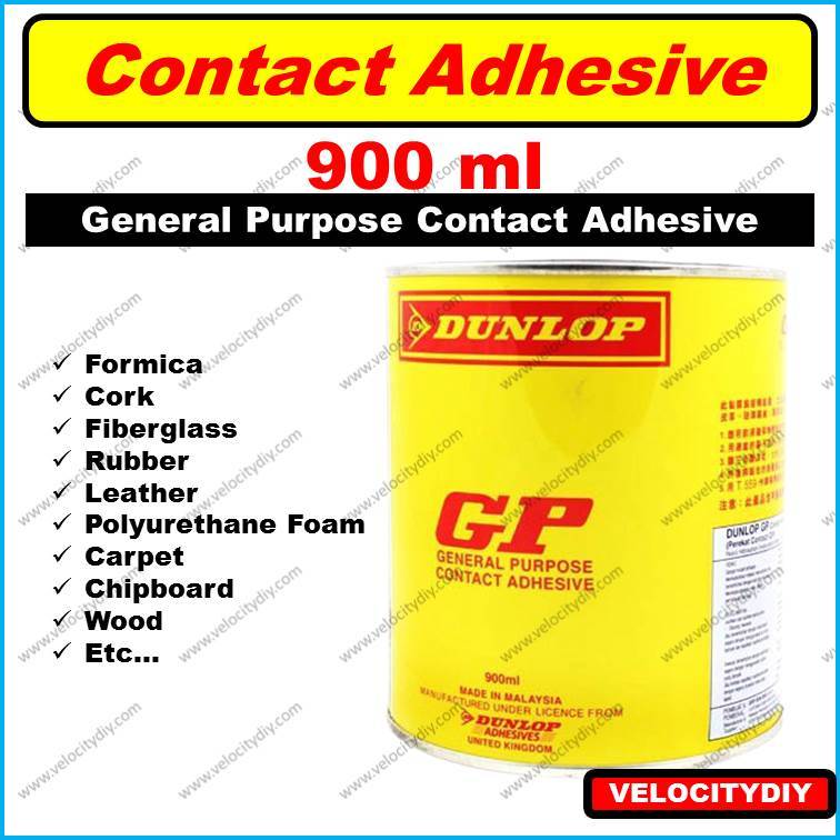 （强力胶）Dunlop General Purpose Contact Adhesive Gam Getah Gam Kayu 900ml ...