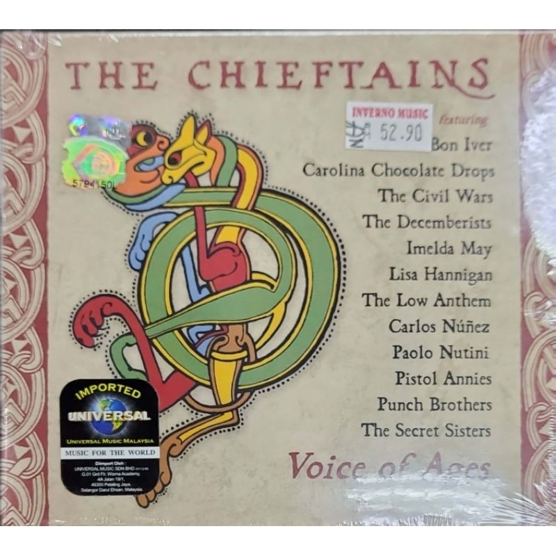 The Chieftains - Voice Of Ages (CD) | Shopee Malaysia