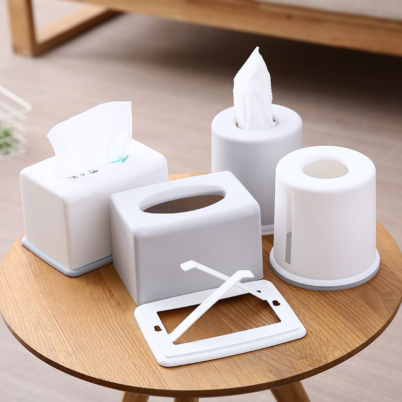 Lifting Style Tissue Box Round Tissue Holder Tissue Stand Storage ...