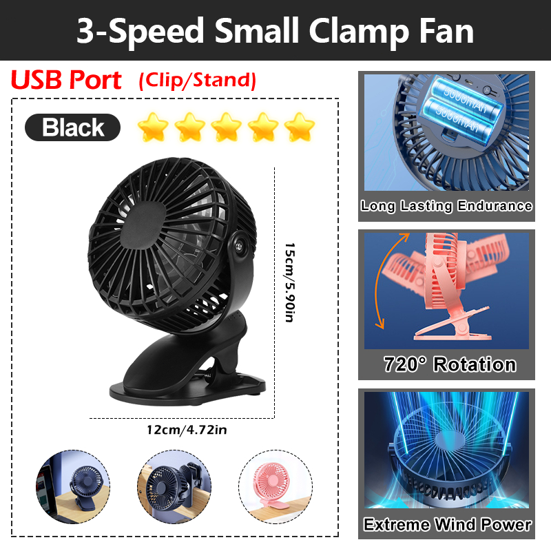 Kipas Mini Fan Portable Cooling Fan Aircond USB Fan Air Cooler Mist Fan
