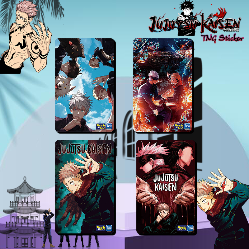 Jujutsu Kaisen TNG Pelekat - Tng Touch N Go/Bank kad pelekat pelindung ...