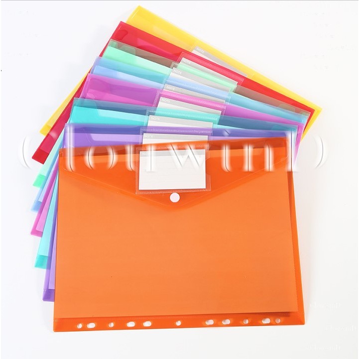 A4 Button File Pocket File A4 Files A4 11 holes Binder Pockets A4 ...