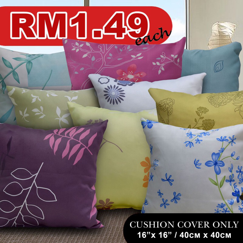 [ READY STOCK ]1 PIECE Assorted Cushion Cover only/Throw Cushion Casing