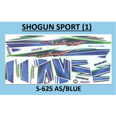 Suzuki SHOGUN SPORTS (1) Body Stripes S626 (Red) | Shopee Malaysia