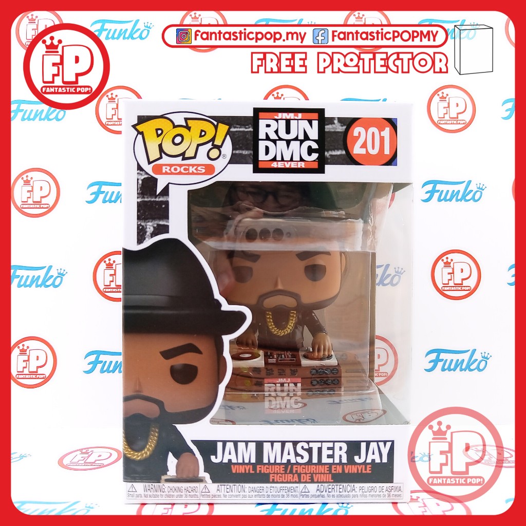 Funko Pop! Rocks: Run-DMC - Jam Master Jay (Figura In Vinile Da Collezione 9 Cm)